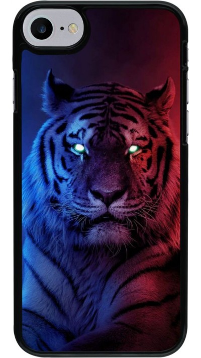 Coque iPhone 7 / 8 / SE (2020, 2022) - Tiger Blue Red