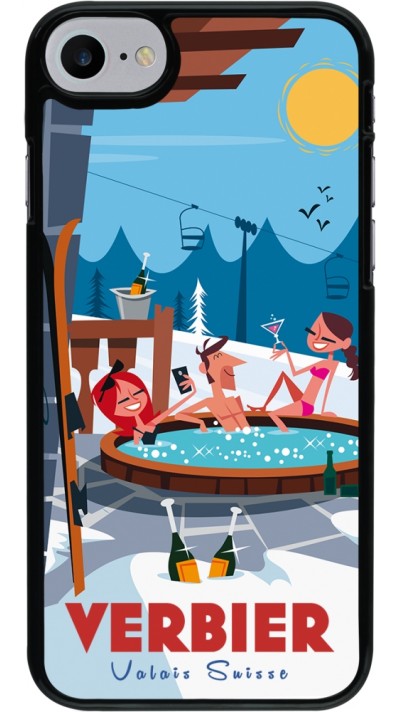 iPhone 7 / 8 / SE (2020, 2022) Case Hülle - Verbier Mountain Jacuzzi