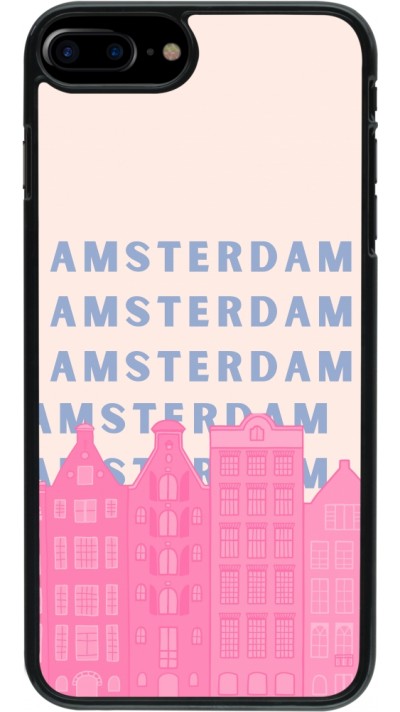 iPhone 7 Plus / 8 Plus Case Hülle - Amsterdam Pink Print