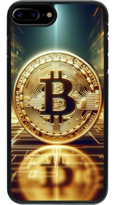 iPhone 7 Plus / 8 Plus Case Hülle - Bitcoin Stehen