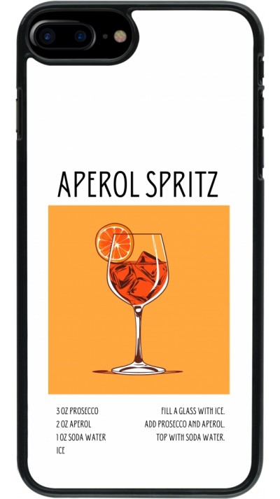 iPhone 7 Plus / 8 Plus Case Hülle - Cocktail Rezept Aperol Spritz