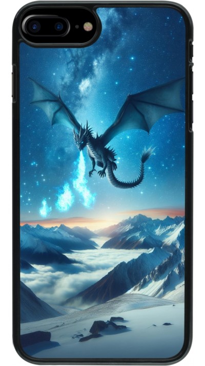 iPhone 7 Plus / 8 Plus Case Hülle - Drache nächtliche Berg