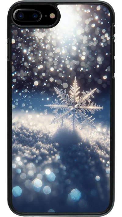 iPhone 7 Plus / 8 Plus Case Hülle - Schneeflocke Solar Glanz