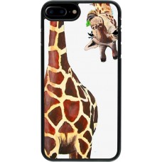 Hülle iPhone 7 Plus / 8 Plus - Giraffe Fit