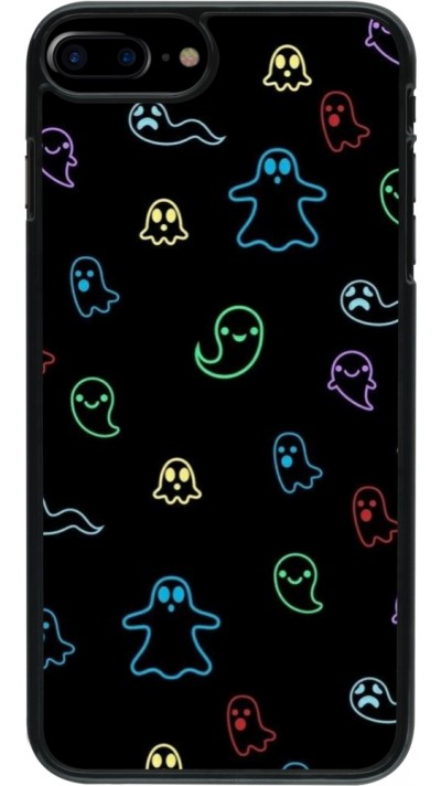 iPhone 7 Plus / 8 Plus Case Hülle - Halloween 2024 colorful ghosts