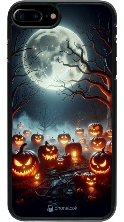 iPhone 7 Plus / 8 Plus Case Hülle - Halloween 2024 Viele Kuerbisse