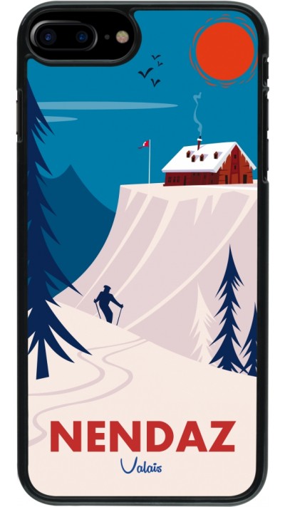 iPhone 7 Plus / 8 Plus Case Hülle - Nendaz Cabane Ski