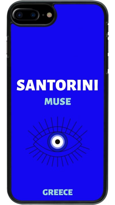 iPhone 7 Plus / 8 Plus Case Hülle - Pop Summer Destination Santorini