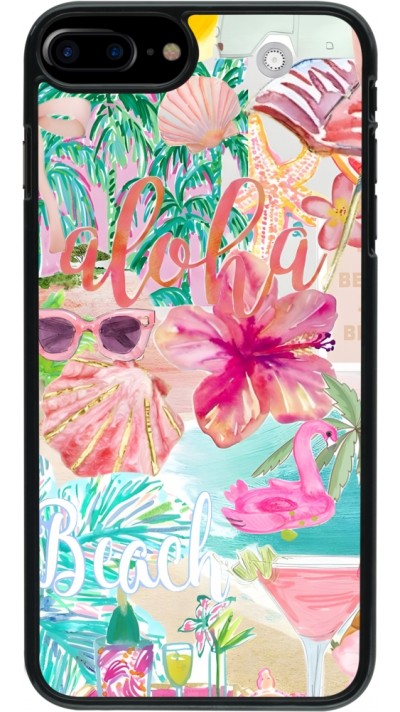 iPhone 7 Plus / 8 Plus Case Hülle - Preppy Collage Aloha