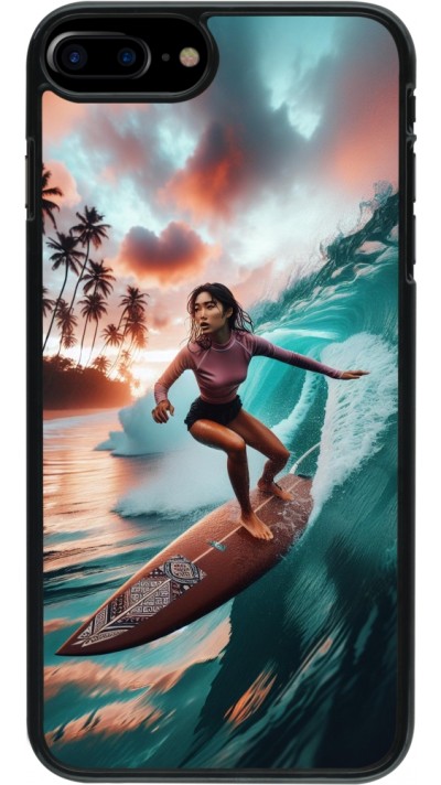 iPhone 7 Plus / 8 Plus Case Hülle - Surferin aus Bali