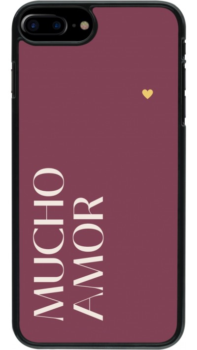 iPhone 7 Plus / 8 Plus Case Hülle - Valentine 2024 mucho amor rosado