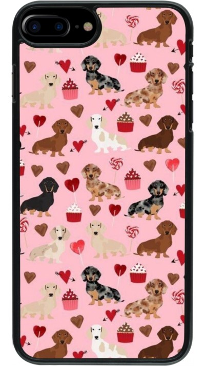 iPhone 7 Plus / 8 Plus Case Hülle - Valentine 2024 puppy love