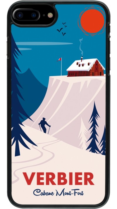 iPhone 7 Plus / 8 Plus Case Hülle - Verbier Cabane Mont-Fort