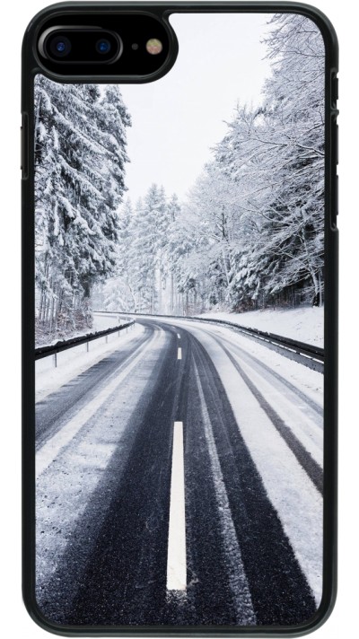 iPhone 7 Plus / 8 Plus Case Hülle - Winter 22 Snowy Road