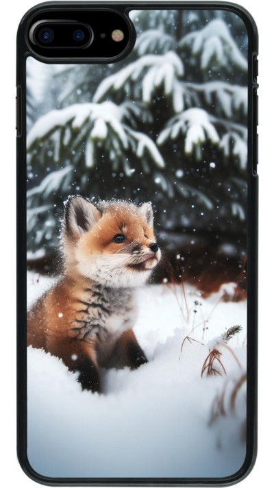 iPhone 7 Plus / 8 Plus Case Hülle - Weihnachten 2023 Fuechslein Tanne