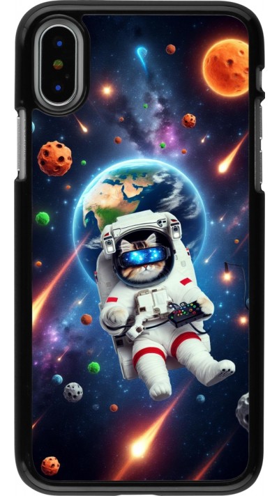 Coque iPhone X / Xs - VR SpaceCat Odyssey