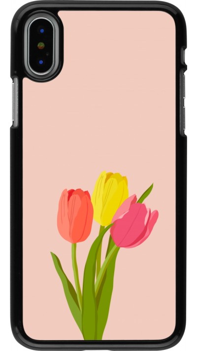 Coque iPhone X / Xs - Spring 23 tulip trio