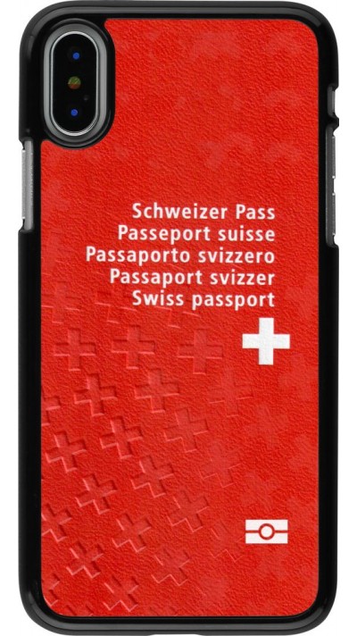 Hülle iPhone X / Xs - Swiss Passport