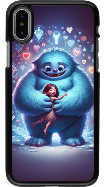 Coque iPhone X / Xs - Valentine 2024 Fluffy Love