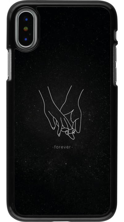 Coque iPhone X / Xs - Valentine 2023 hands forever