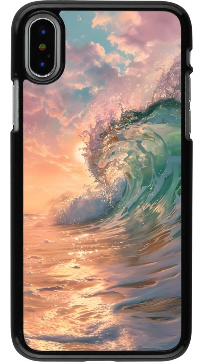 Coque iPhone X / Xs - Wave Sunset