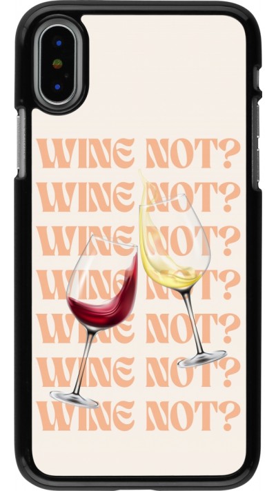 Coque iPhone X / Xs - Wine not