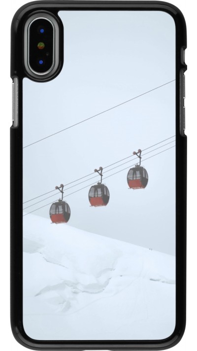 Coque iPhone X / Xs - Winter 22 ski lift