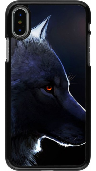 Hülle iPhone X / Xs - Wolf Shape