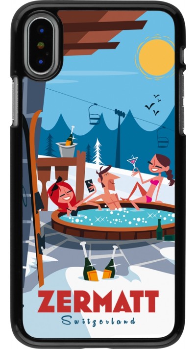 Coque iPhone X / Xs - Zermatt Mountain Jacuzzi