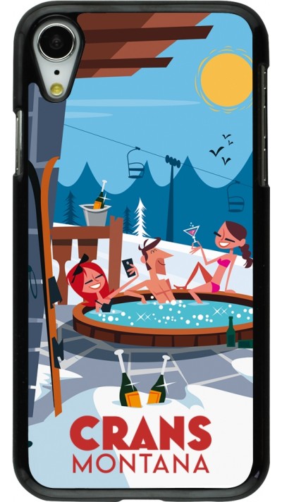 Coque iPhone XR - Crans-Montana Mountain Jacuzzi