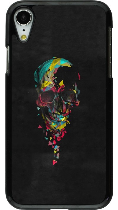 iPhone XR Case Hülle - Halloween 22 colored skull
