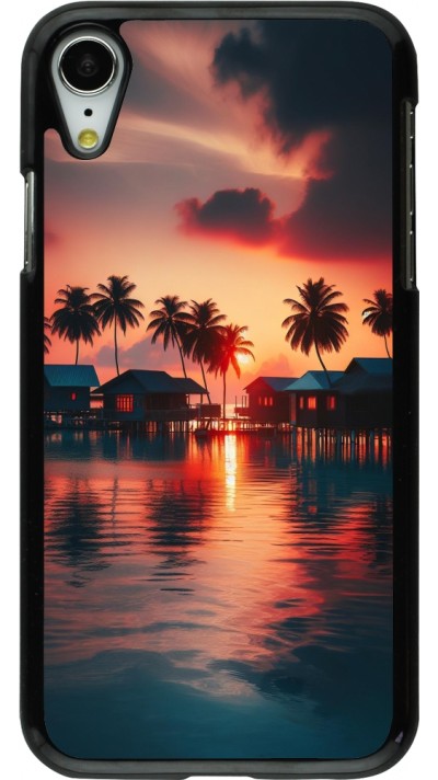 iPhone XR Case Hülle - Paradies Malediven