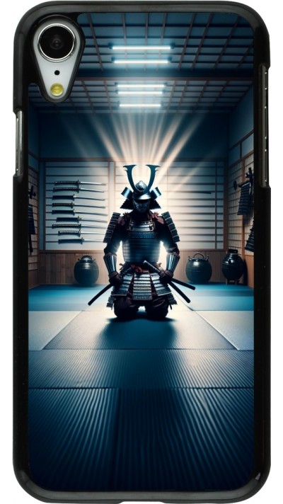 iPhone XR Case Hülle - Samurai im Gebet