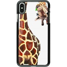 Hülle iPhone Xs Max - Giraffe Fit