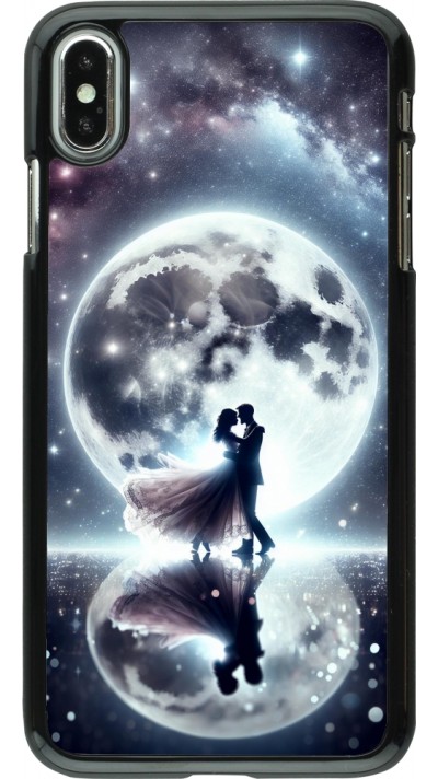 Coque iPhone Xs Max - Valentine 2024 Love under the moon