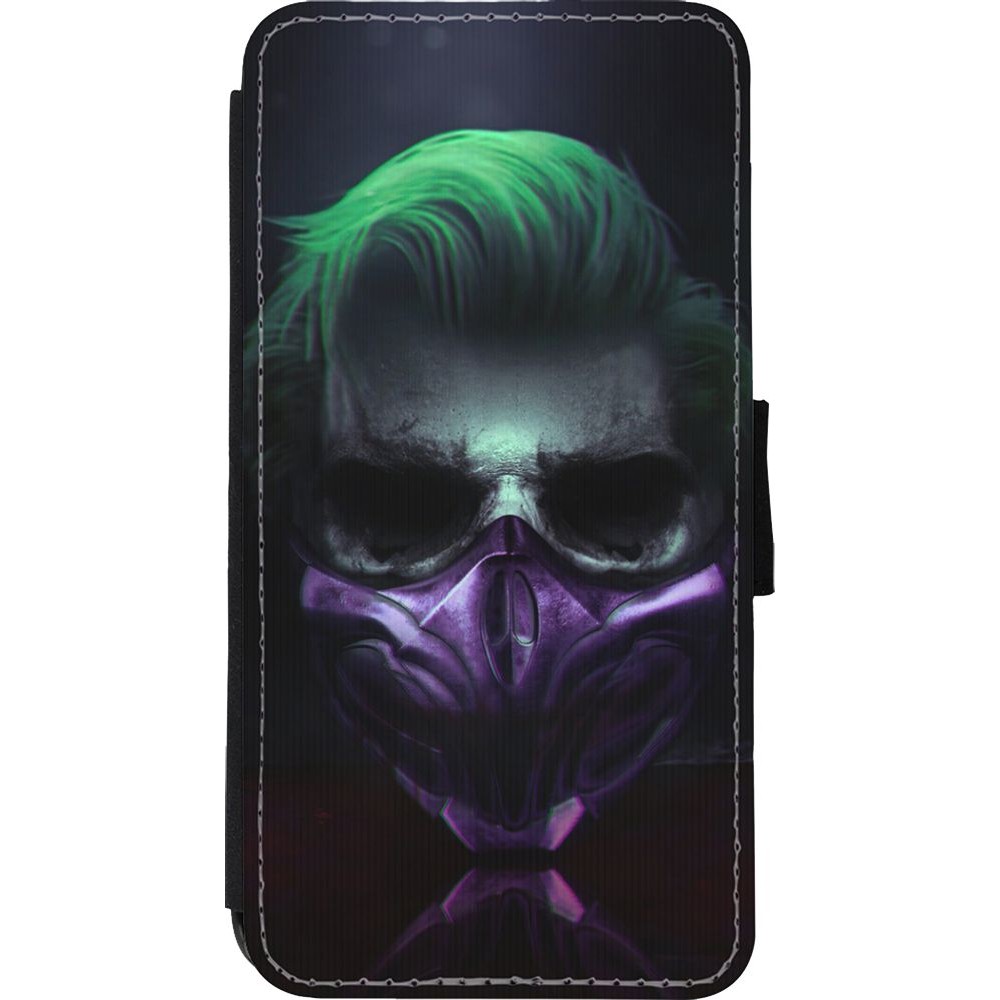 Hülle iPhone Xs Max - Wallet schwarz Halloween 20 21