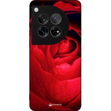 OnePlus 12 Case Hülle - Silikon schwarz Valentine 2022 Rose