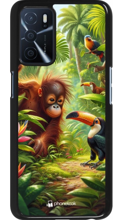 OPPO A16s Case Hülle - Tropischer Dschungel Tayrona