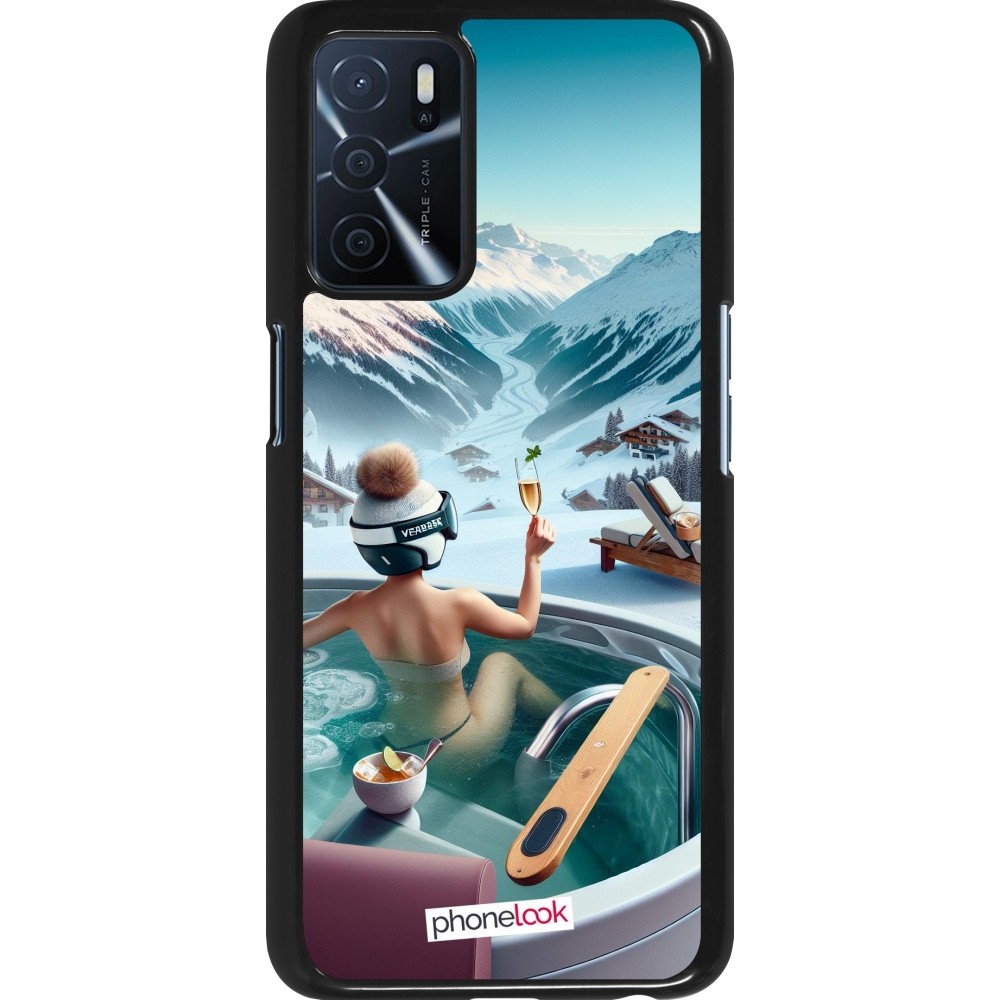 OPPO A16s Case Hülle - Berg Glamour Whirlpool