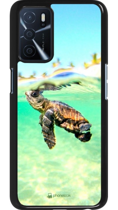 Oppo A16s Case Hülle - Turtle Underwater