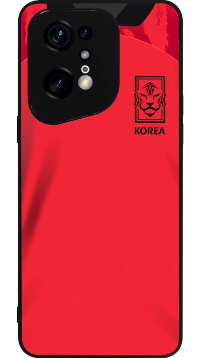 OPPO Find X5 Pro Case Hülle - Silikon schwarz Südkorea 2022 personalisierbares Fussballtrikot