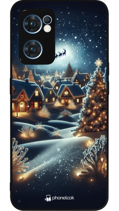 OPPO Reno7 5G Case Hülle - Silikon schwarz Weihnachten 2023 Weihnachten steht vor der Tür