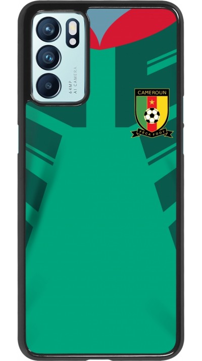 Oppo Reno6 5G Case Hülle - Kamerun 2022 personalisierbares Fussballtrikot