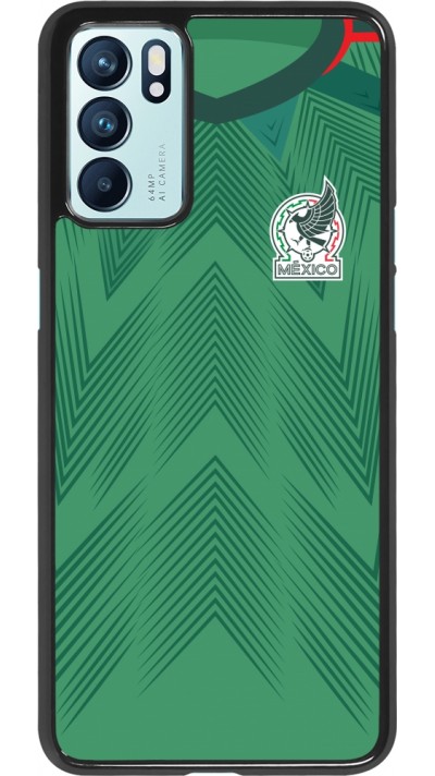 Oppo Reno6 5G Case Hülle - Mexiko 2022 personalisierbares Fussballtrikot