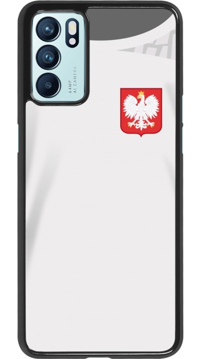 Oppo Reno6 5G Case Hülle - Polen 2022 personalisierbares Fussballtrikot