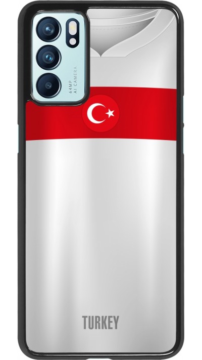 OPPO Reno6 5G Case Hülle - Türkei personalisierbares Fussballtrikot