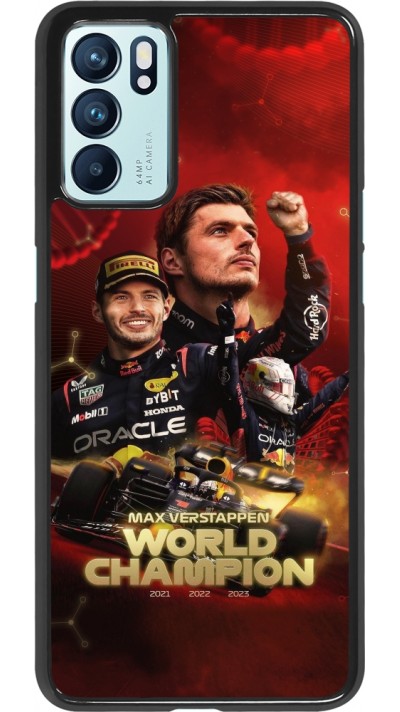 OPPO Reno6 5G Case Hülle - Max Verstappen Champion 2023