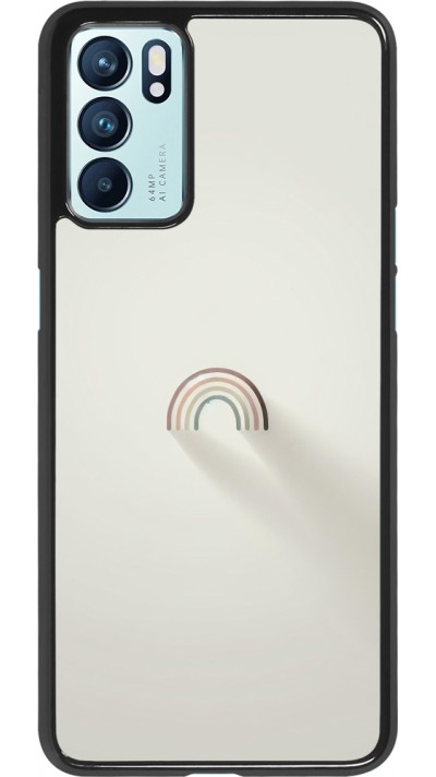 OPPO Reno6 5G Case Hülle - Mini Regenbogen Minimal