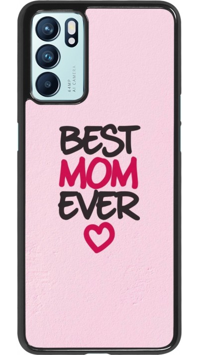 OPPO Reno6 5G Case Hülle - Mom 2023 best Mom ever pink