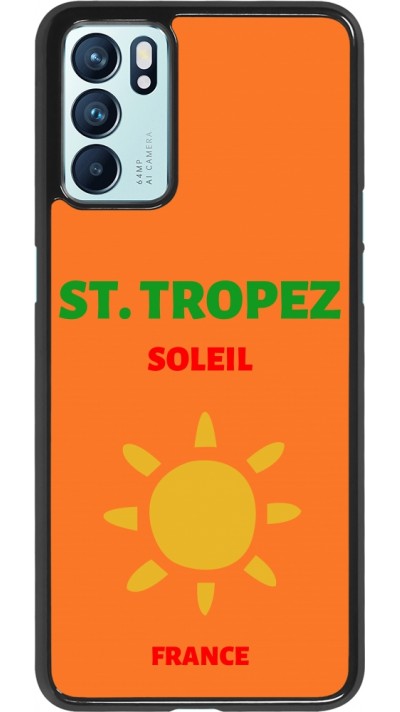 OPPO Reno6 5G Case Hülle - Pop Summer Destination St-Tropez